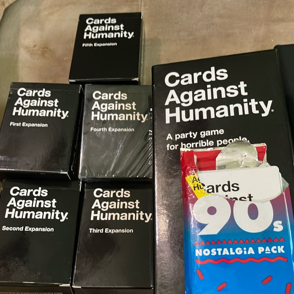 Cards against humanity game
